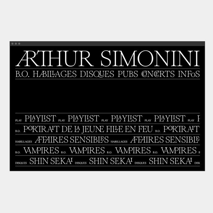 Arthur Simonini website 8