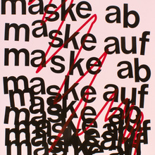 “Maske auf, Maske ab” poster