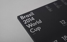 Brazil 2014 World Cup wall chart