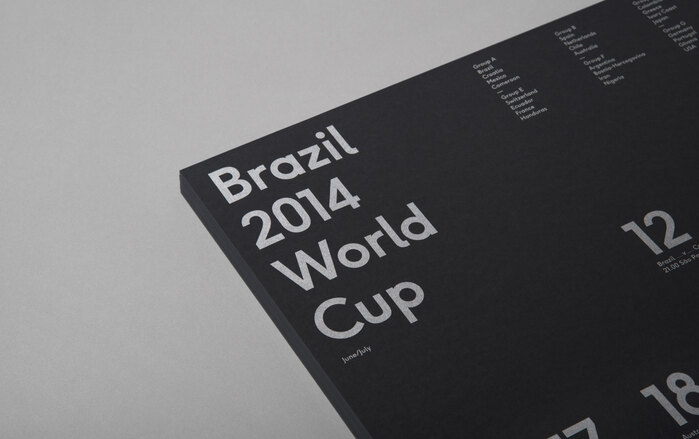 Brazil 2014 World Cup wall chart 1