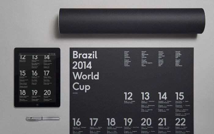 Brazil 2014 World Cup wall chart 3