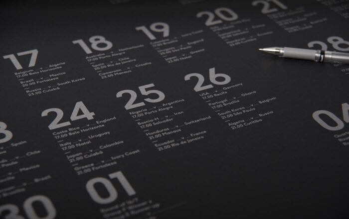 Brazil 2014 World Cup wall chart 5