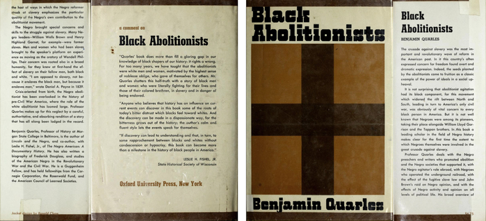Book jacket with inner flaps.