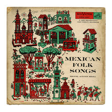 Miguel Aceves Mejia – <cite>Mexican Folk Songs</cite> album art