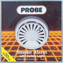 Probe Smoke Alarm with Safety Light packaging