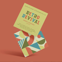 Retro Revival logo and business cards