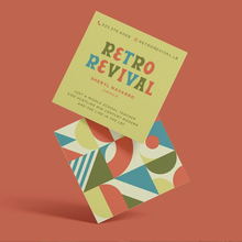 Retro Revival logo and business cards