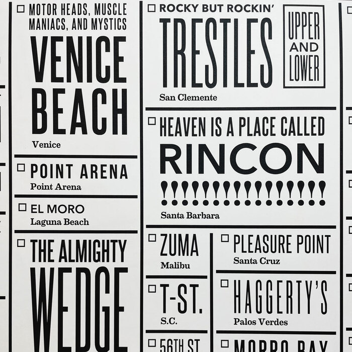 “California Surf Checklist” poster 4