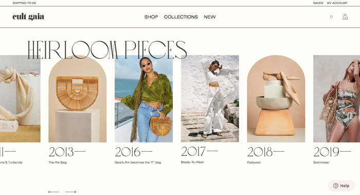 Cult Gaia website 9