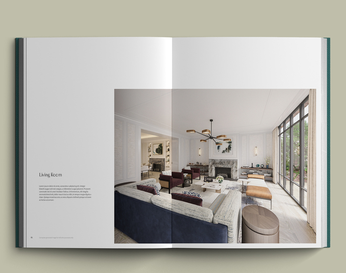 No.5 Ilchester Place identity 4
