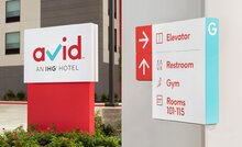 Avid Hotels visual identity