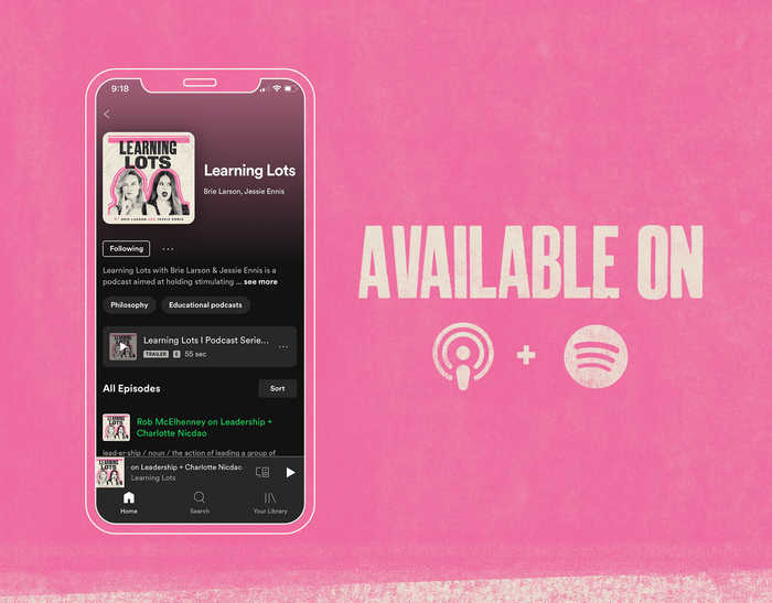 Learning Lots podcast: Available on Spotify and Apple Podcasts.