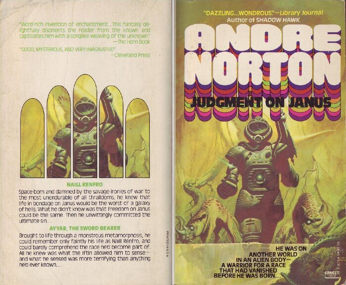 Andre Norton paperback covers (Fawcett Crest) 6