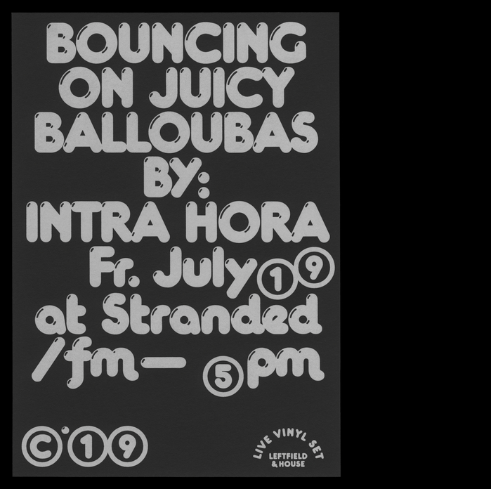 Intra Hora radio show flyer 1