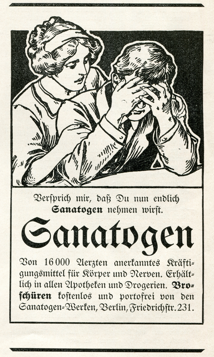 Sanatogen ad (1913)