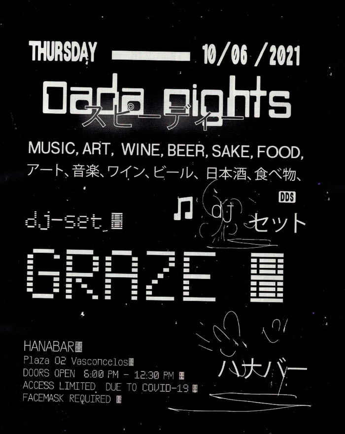 Dada Nights flyers, June/July 2021 3