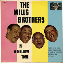 The Mills Brothers – <cite>In A Mellow Tone</cite> album art