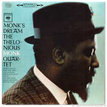 Thelonious Monk Quartet – <cite>Monk’s Dream</cite> album art