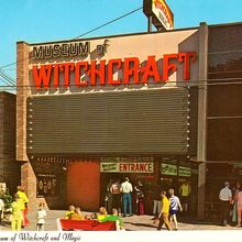 <span>Museum of Witchcraft & Magic postcard</span> <span>Museum of Witchcraft & Magic postcard</span>