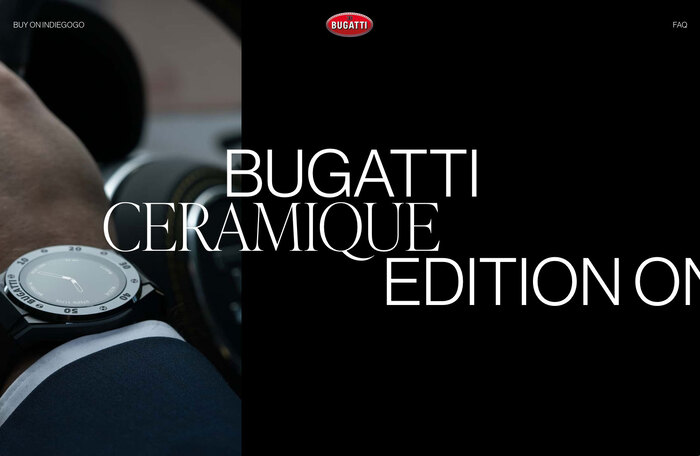 Bugatti smartwatches website 2