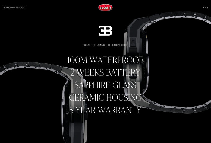 Bugatti smartwatches website 6