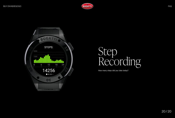 Bugatti smartwatches website 7