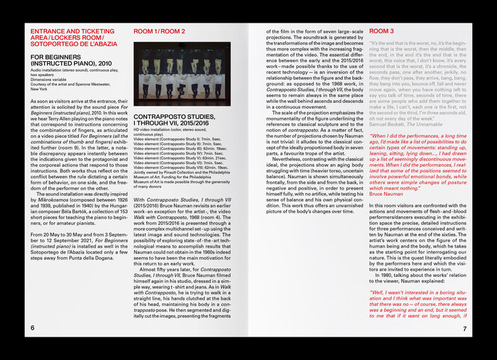 Bruce Nauman: Contraposto Studies 5