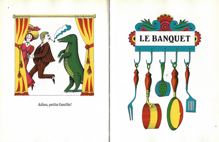 “Le Banquet” uses caps from  Condensed.