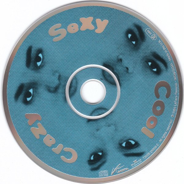 FF Blur Bold is used for the “Crazy”, “Sexy”, and “Cool” words that surround the CD.