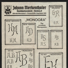 Johann Merkenthaler leaflet (1930s)