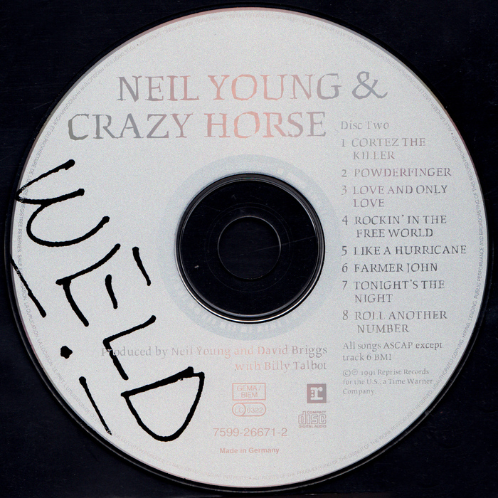 Neil Young &amp; Crazy Horse – Weld album art 4