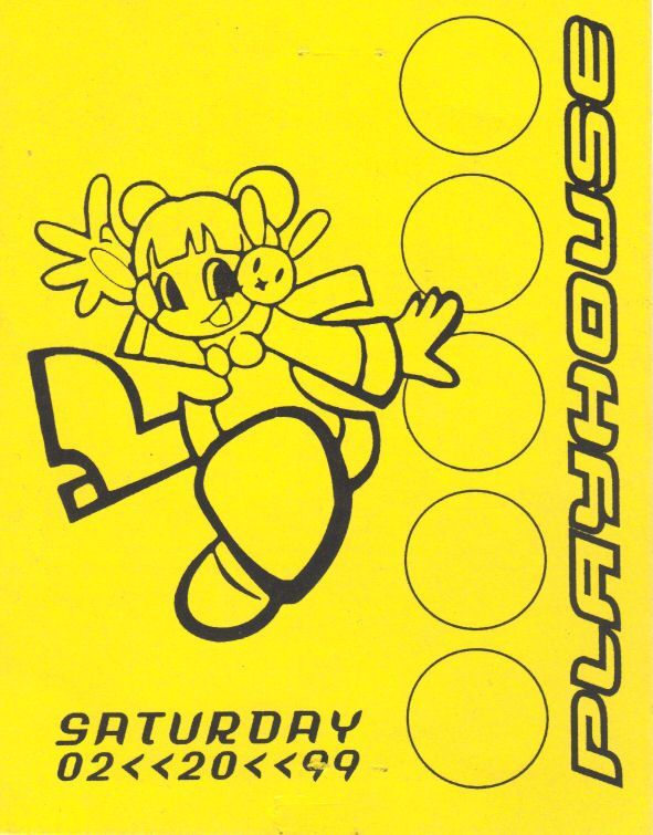 Playhouse rave flyer