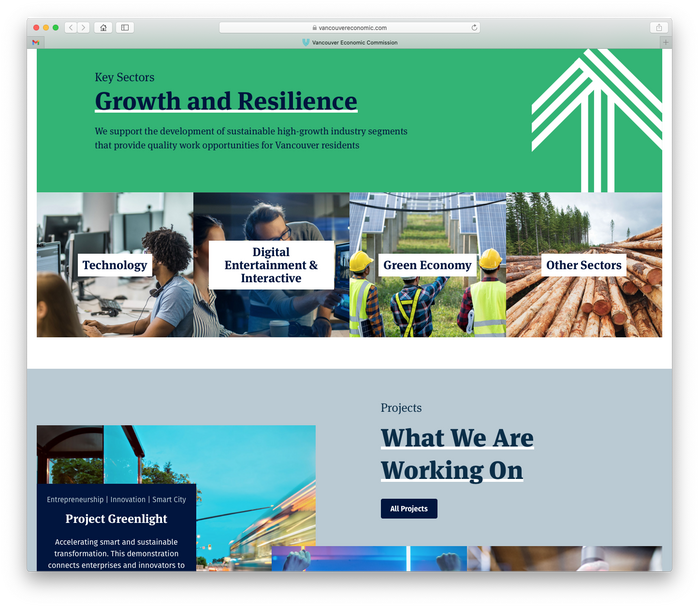 Vancouver Economic Commission website 3