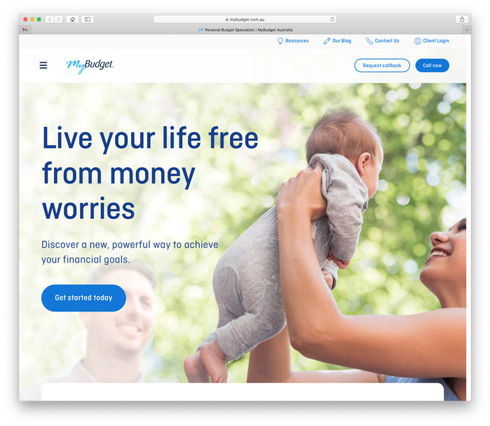 MyBudget website and logo 1