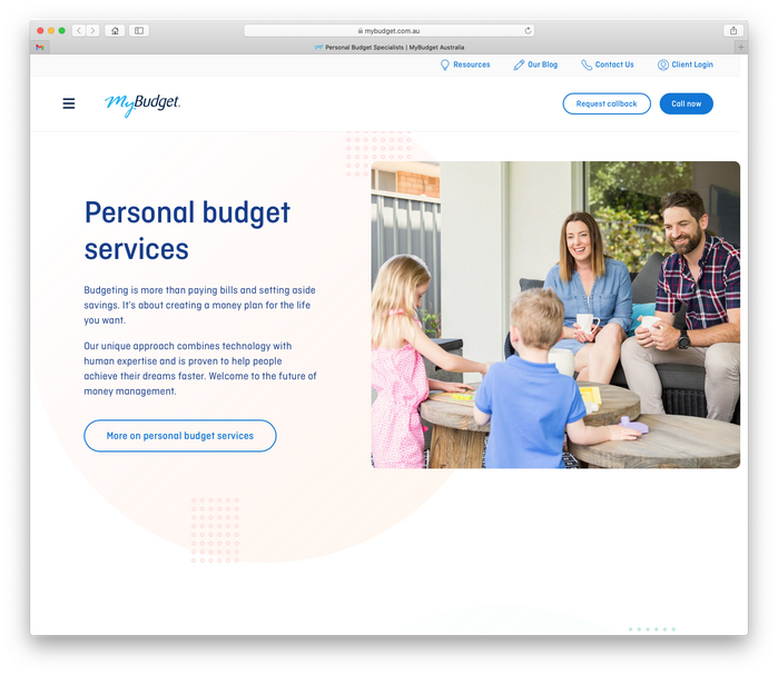 MyBudget website and logo 4