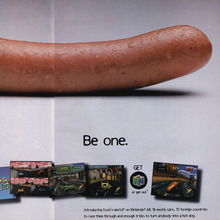 <cite>Cruis’n World</cite> video game print ad