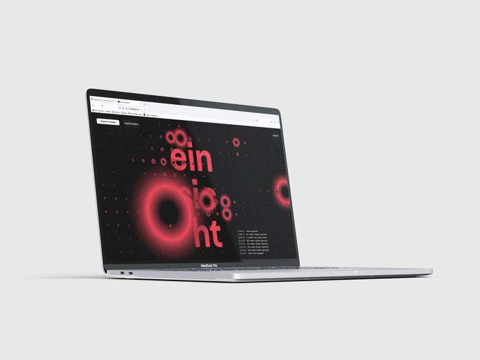 Website – the grid interacts with clicks by users.