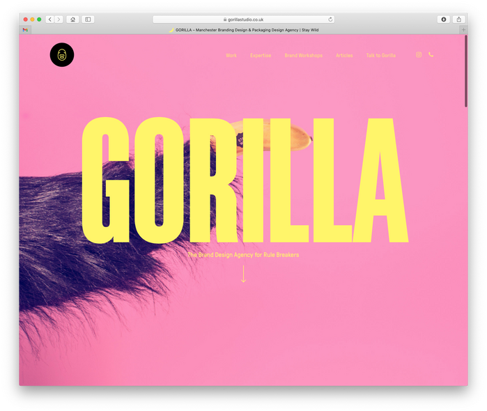 Gorilla Studio visual identity 1