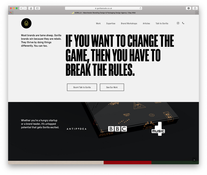 Gorilla Studio visual identity 2
