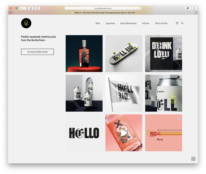 Gorilla Studio visual identity 3