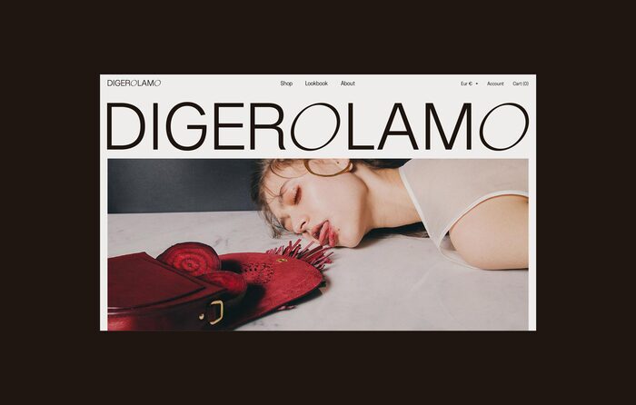 Digerolamo visual identity and website 1