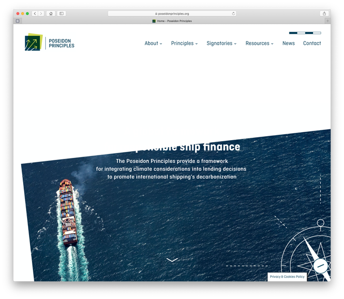 Poseidon Principles identity and website 4