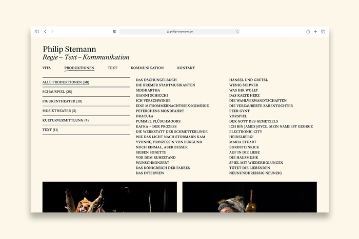 Philip Stemann portfolio website 5
