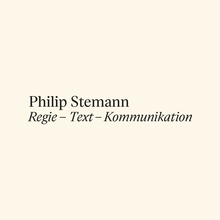 Philip Stemann portfolio website