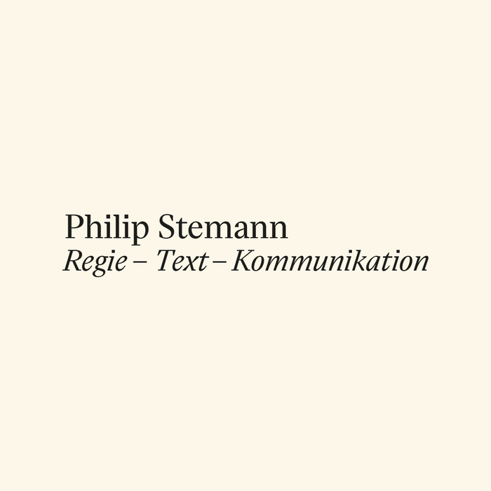 Philip Stemann portfolio website 1