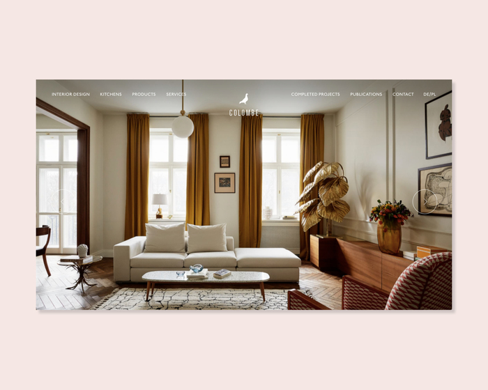 Colombe website 1