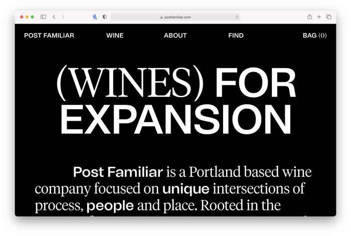 Post Familiar wine company 2