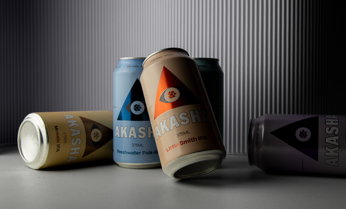 Akasha Brewing beer can series 1