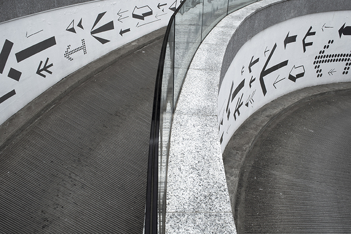 Driveway, with a wide selection of arrows pointing out the right direction.