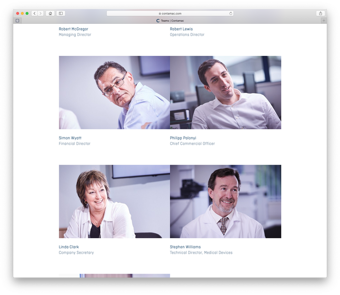 Contamac website 7